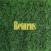 the word returns in yellow on a green background